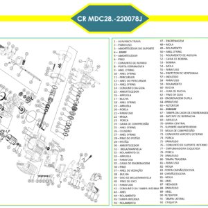 Peças MDC28.2200-78J